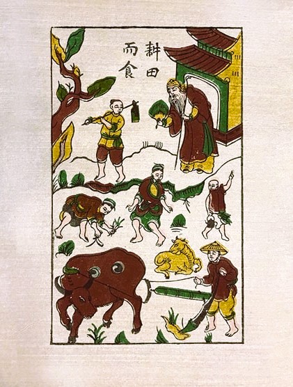 Tranh dân gian Canh Điền Nhi Thực