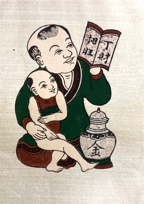 Tranh dân gian Đinh Tài Tương Vượng